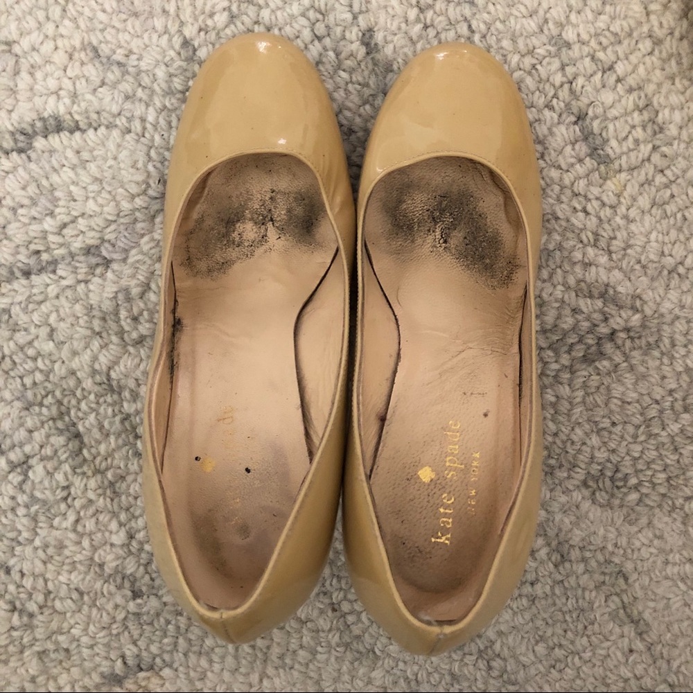 Kate Spade patent nude leather Pumps size 5.5